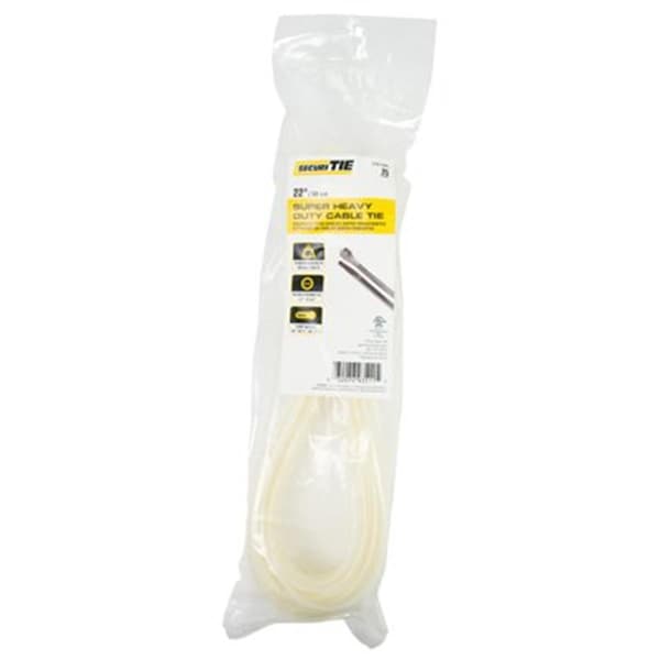 Gardner Bender 22 in. Super Heavy Duty Cable Tie, Natural, 25PK - 220994