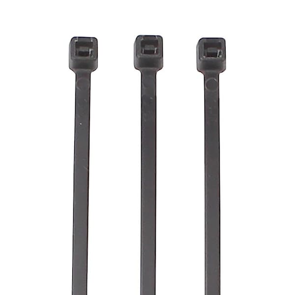 Phillips Cable Tie, Std, 7.5 In. Lng, Black, 2 In. Max Bundle Dia, 50 Lb Tensile Strength - 8-43087