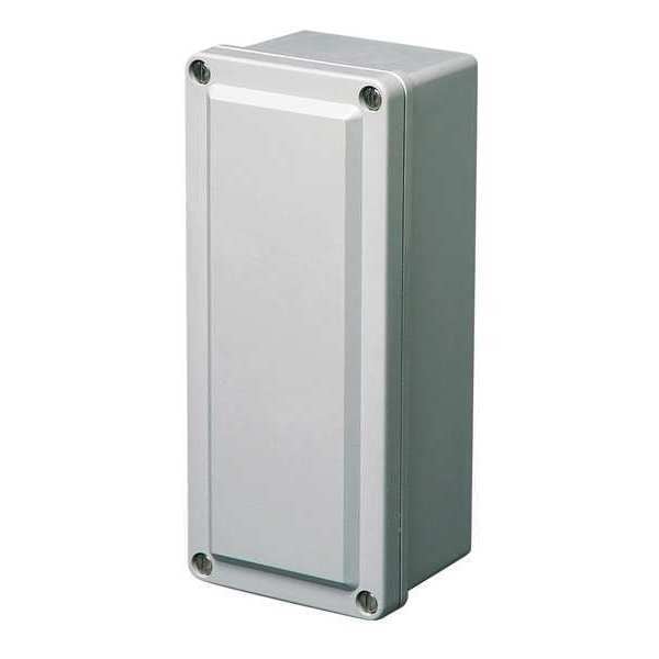 Wiegmann Fiberglass Electrical Enclosures, 5.38 in H, 2.87 in D, 3 in W, NEMA 4X, 6P, 12, Screw On - HW-N4X532