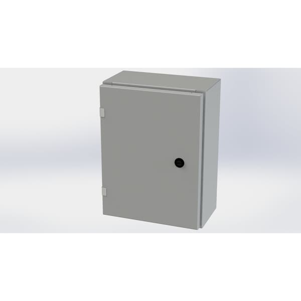 Saginaw Control & Engineering Carbon Steel Electrical Enclosures, 16 in H, 6 in D, 12 in W, NEMA 3R, 4, 12, 13, Hinged - SCE-16EL1206LP