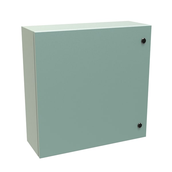 Hammond Steel Electrical Enclosures, 24 in H, 8 in D, 24 in W, NEMA 4, Hinged - EN4SD24248GY