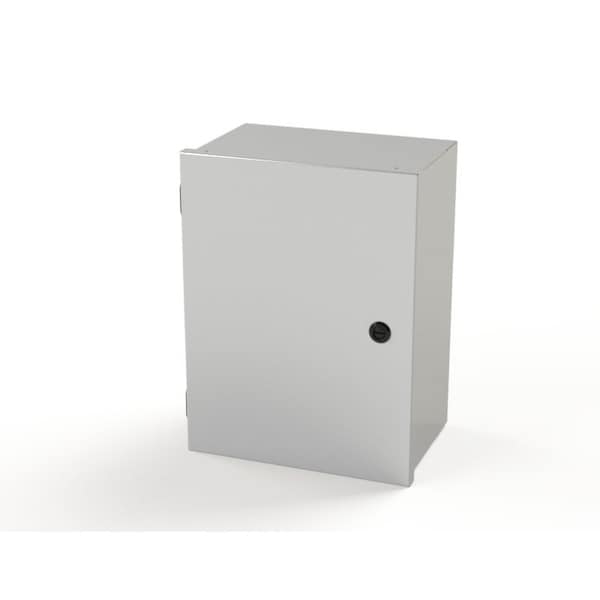 Saginaw Control & Engineering Carbon Steel Electrical Enclosures, 16 in H, 8 in D, 12 in W, NEMA 1 - SCE-16N1208LP