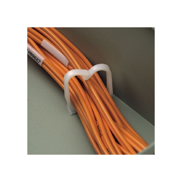 Panduit Fiber Saddle, Vertical, 1.06" Bundle, White (1000 Pack), 1000PK - VWS106-M