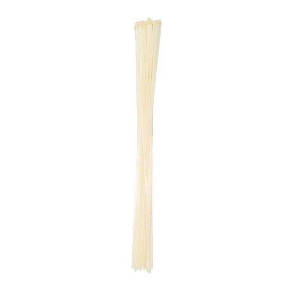 South Main Hardware 40-in   175-lb, Natural, 25 Standard Nylon Tie - 220254