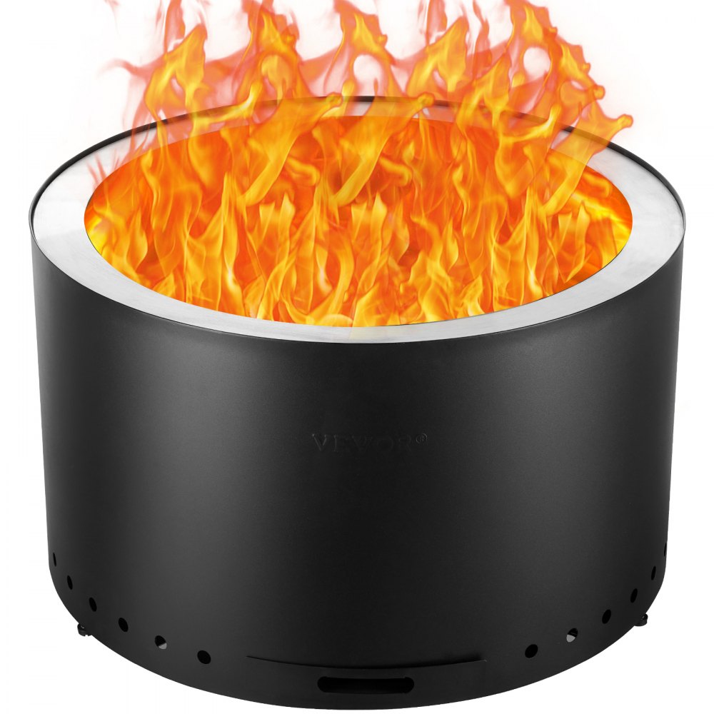 VEVOR Smokeless Fire Pit Stove Bonfire 28 in Dia Wood Burning Stainless Steel - WYRMHKYXPG17PILBIV0