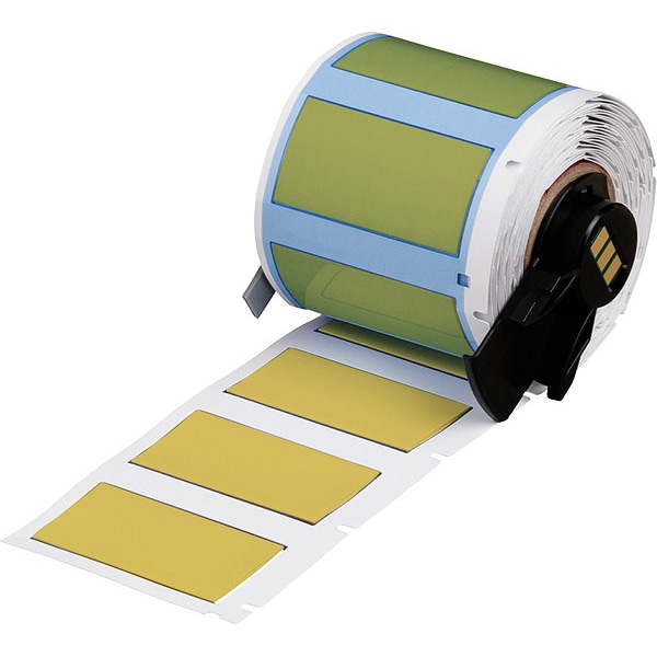 Brady Sleeve, 1 3/4 in W, 27/32 in H, Die-cut - M6-500-175-342-YL