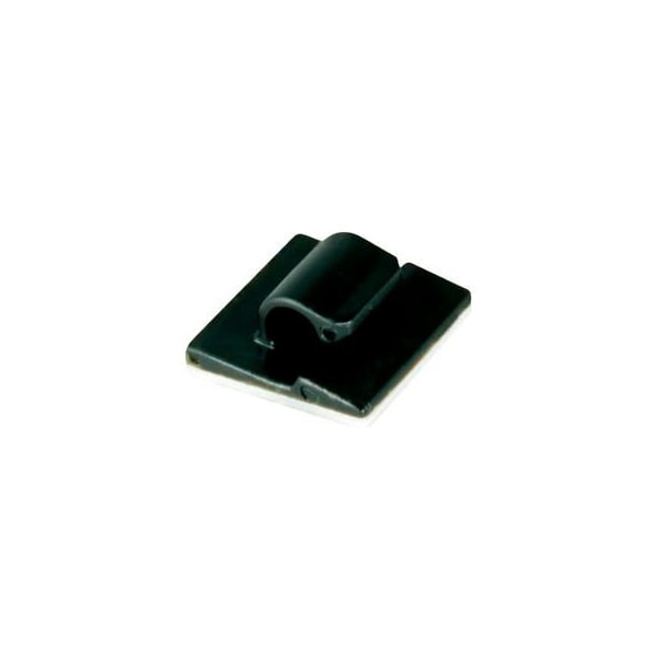 Del City Div Of Actuant Del City 9828 Cord Clips- Black- 3/8", 100 Pieces/Package, Black - 9828
