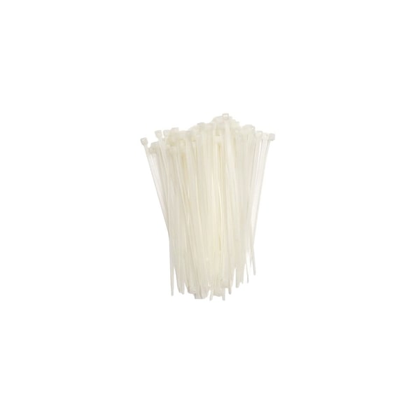 South Main Hardware 4-in   18-lb, Natural, 100 Standard Nylon Tie - 220102