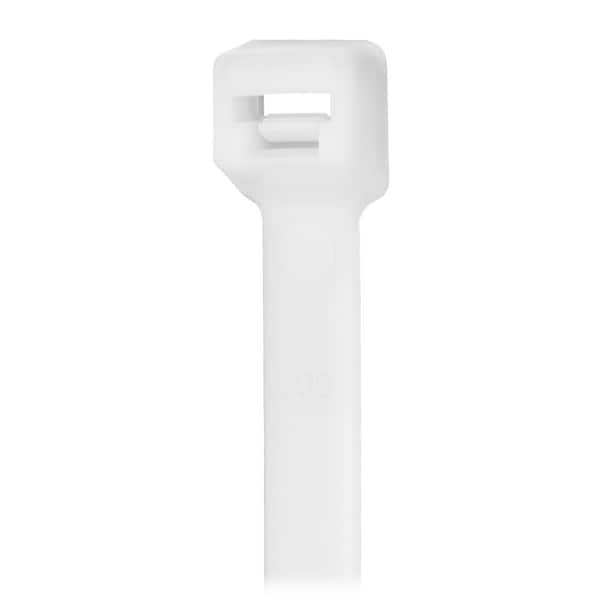 Pacer Group Pacer 6in Cable Tie - Natural Color - 30-40lb Tensile Strength - 1.5in Bundle Dia - 100 Piece Bag - CT1.5I-100
