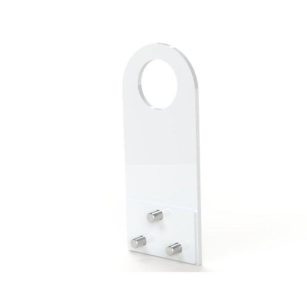 Saginaw Control & Engineering Lifting Lug, 7-1/2 in. H x 3-1/2 in. W x 1 in. L, Steel - SCE-LLB7