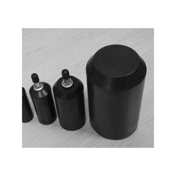 Electriduct Heat Shrink End Caps & End Caps with Valves - HSEC-VAL-150-BK