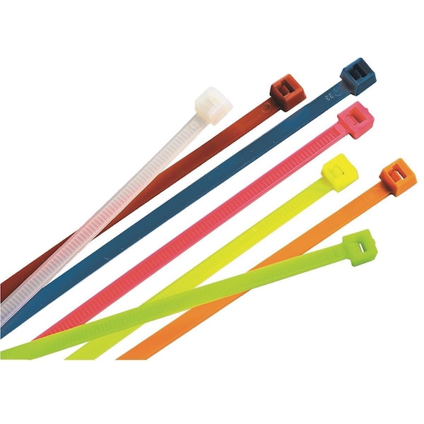 Mutual Industries 11"L Colored Zip Ties, 100 pk - 14970-11 NGR