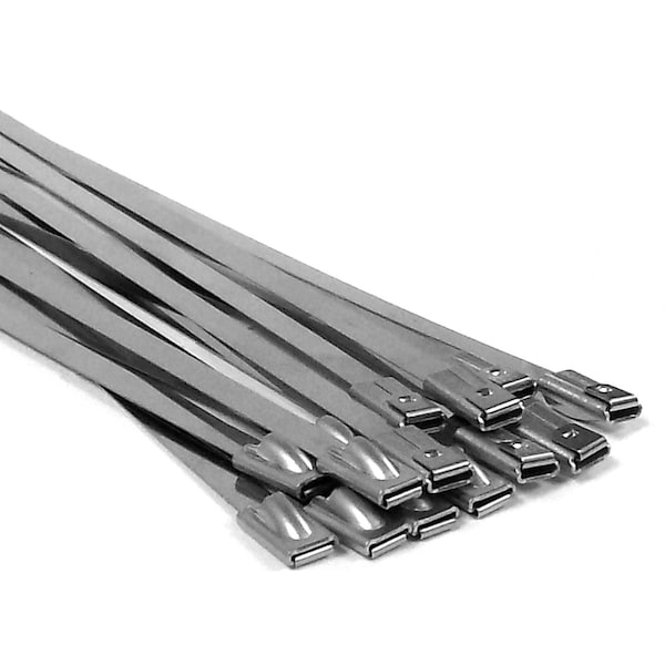 Us Cable Ties Cable Tie, 20 in., 150 lb, Stainless, 100PK - 20SSN100
