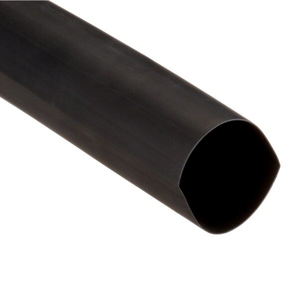3M Shrink Tubing, 2.0in ID, Black, 4ft, PK24 - FP301-2-48"-BLACK-24 PCS