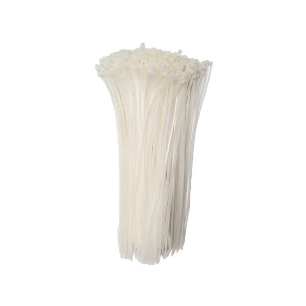 South Main Hardware 11-in 18-lb, Natural, 500 Nylon Tie - 200106