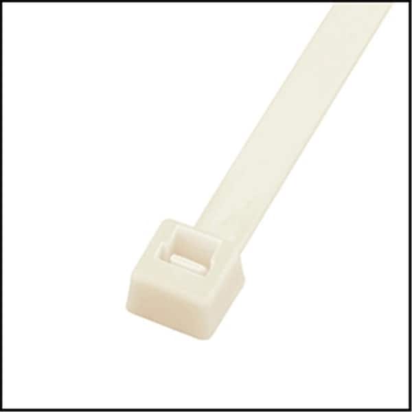 Evermark 7 in. Natural Cable Tie, 40 lbs, 100PK - EM-05-40-9-C