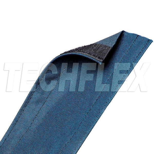 Techflex Dura Race 5", Blue Fastens to Carpets - DRN5.00BL