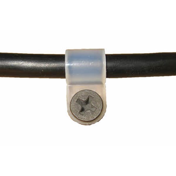 Kable Kontrol Kable Kontrol® - Nylon Plastic Cable Clamps - 1/4" Diameter - 100 pcs - UV Resistant Black - CCUC1-025-100-BLACK