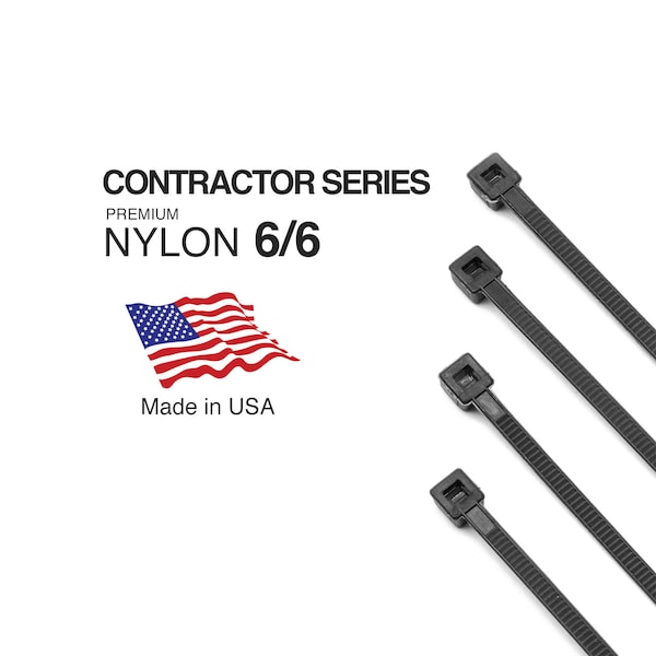 Tr Industrial 14.6 in Contractor Series Type 21S UV Cable Ties, 100-pk - TR88404
