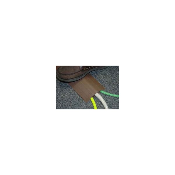 Electriduct ED D-2 Low Profile Rubber Duct Cord Cover- 10ft - Gray - D-2-LP-10-GY