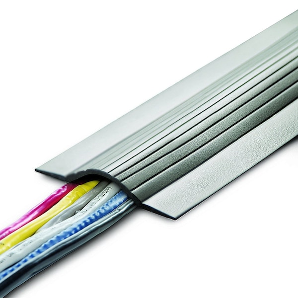 Electriduct Cable Blanket Low Profile Cord Cover and Protector- 5ft- Gray - CC-RI-CPL5-GY