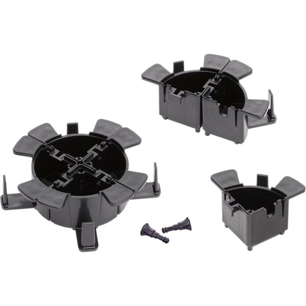Leviton ENCLOSURE PLATES OR COVERS RINGS 1/4 CBL MGMT 4PCS - 5R100-14R