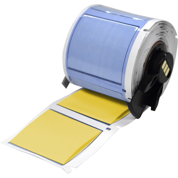 Brady Sleeve, 1 3/4 in W, 1 43/64 in H, Die-cut - M6-1000-175-342-YL