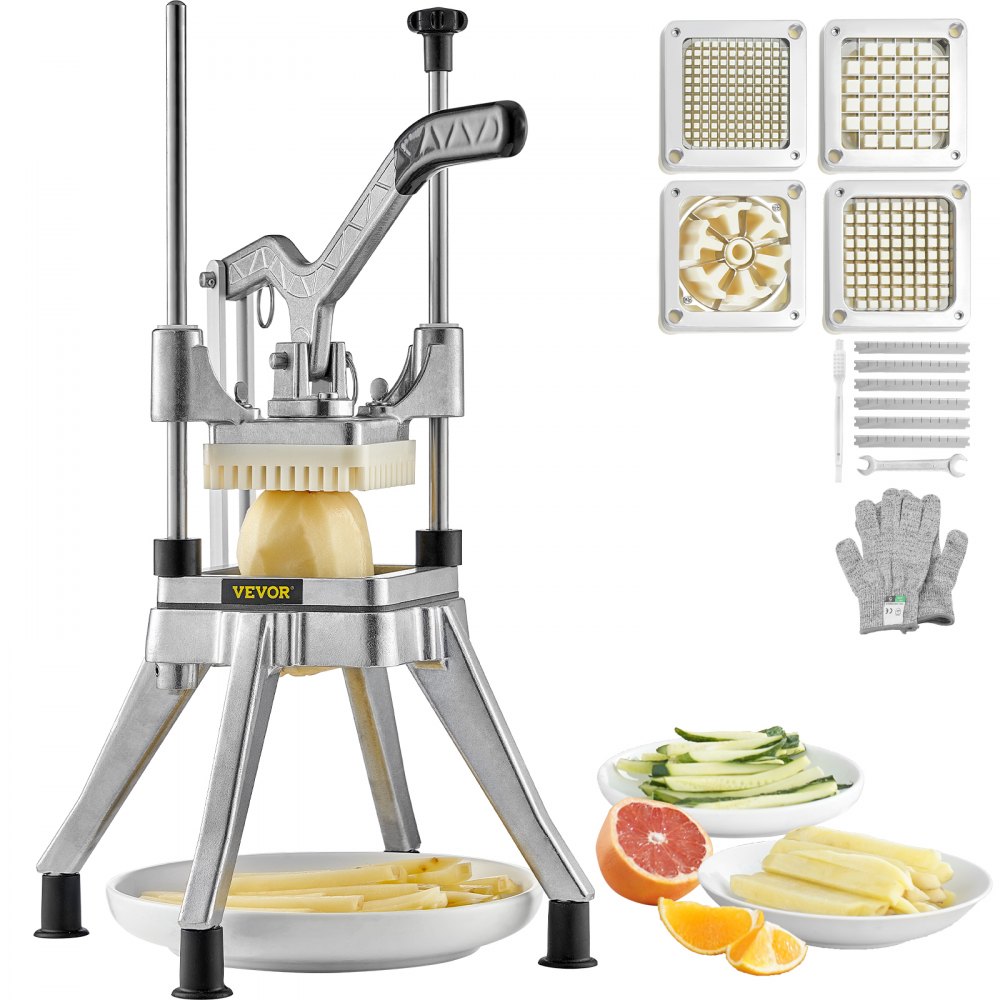 VEVOR Commercial Chopper Commercial Vegetable Chopper with 4 Blades Fruits Dicer - GGSSDQTJJBQX4YU0HV0
