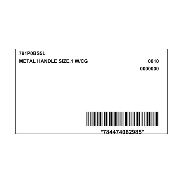 Meltric 791P0BS5L HANDLE w/CORD GRIP L - LARGE - 791P0BS5L