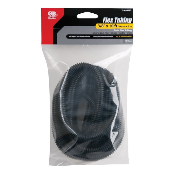Gardner Bender FLEX TUBING 3/8in. X10ft BLACK - FLX-3810T