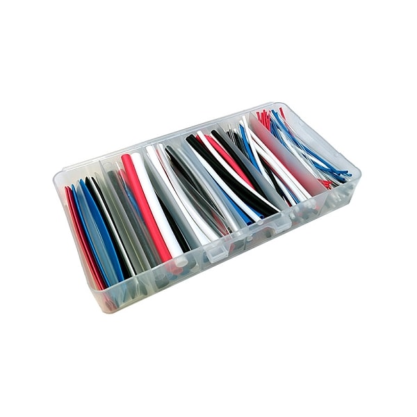Electriduct Big Box Heat Shrink Kit- 2:1- 590pcs- Length/Color: Asst - HS2-KIT-CLR-LG-590PC-10PK
