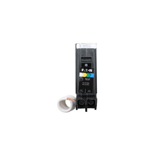 Eaton Miniature Circuit Breakers MCBs 1P 15A 120V 50/60Hz 1Ph - BRN115A1CS