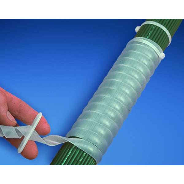 Panduit Spiral Wrap, Tfe, .75" x 10 ft., Nat, 1rl - T75T-X