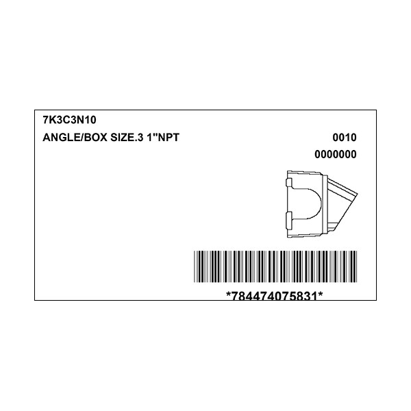 Meltric 7K3C3N10 BOX/ANGLE ADAPTER 30 DEGREE - 7K3C3N10