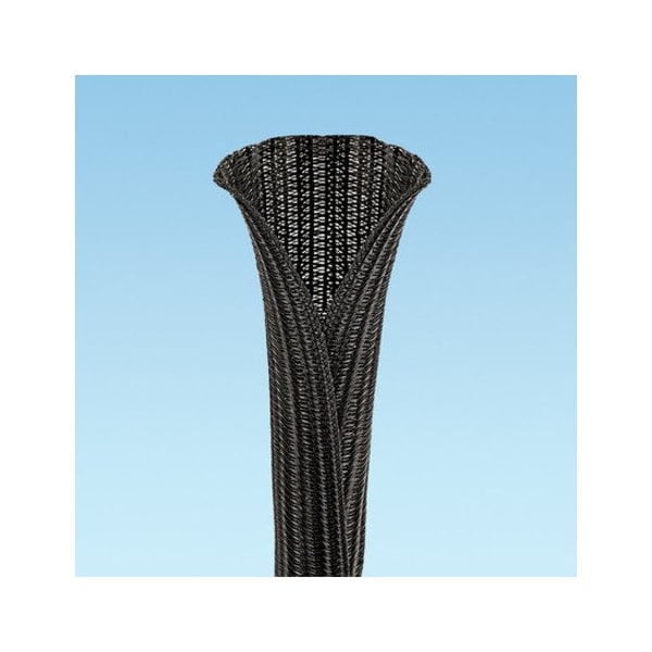 Panduit Braid Sleeve, Expan, 1.50"diax75 ft, Blk - SE150PS-LQR0