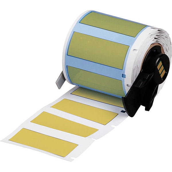 Brady Sleeve, 1 3/4 in W, 41/64 in H, Die-cut - M6-375-175-342-YL