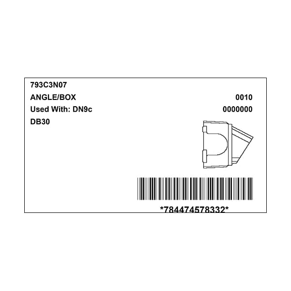 Meltric 793C3N07 BOX/ANGLE ADAPTER 30 DEGREE - 793C3N07