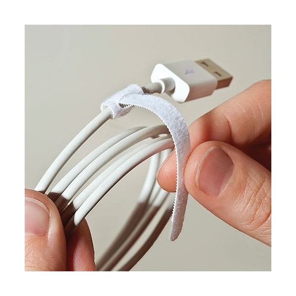 Rip-Tie Hook and Loop Cable Tie, 1/4x5.5", PK14 - Q-55-014-W