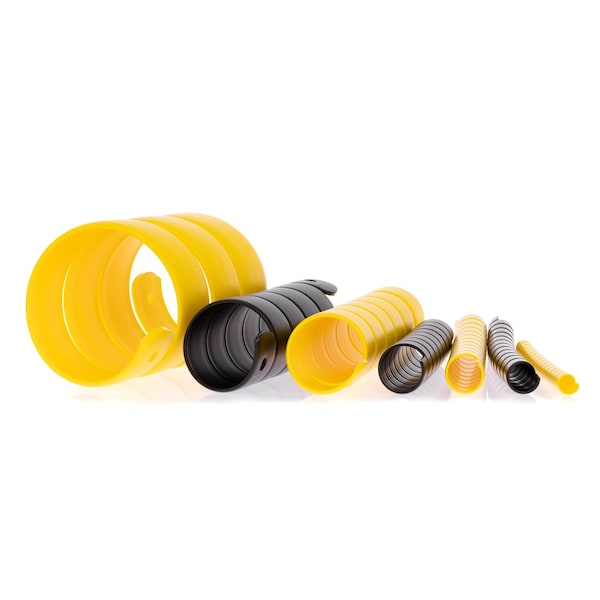 Caplugs SAFE SPIRAL DUO BLK/YEL, 100PK - 25C100SS
