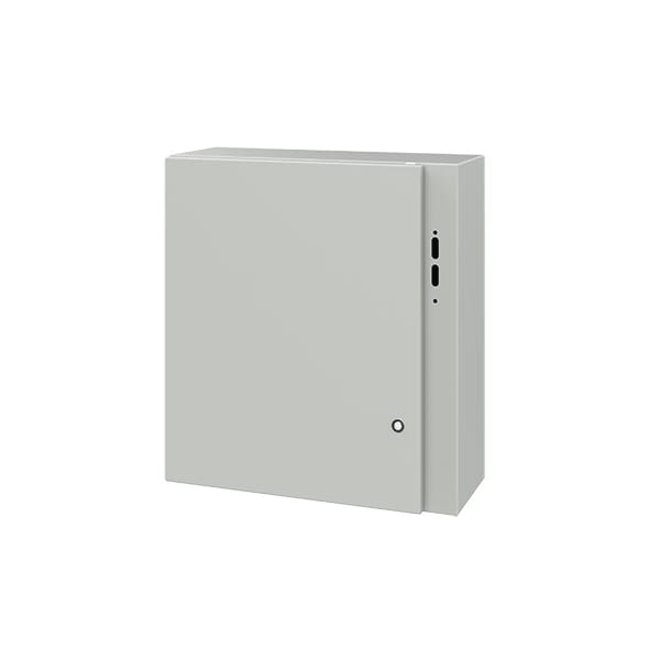 Nvent Hoffman Mild Steel Electrical Enclosures, 24 in H, 8 in D, 22 in W, NEMA 4, Hinged - CDSC24228LG