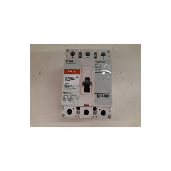 Eaton Molded Case Breakers MCCBs EDS 3P 200A 240V 50/60Hz 3Ph F Frame - EDS3200