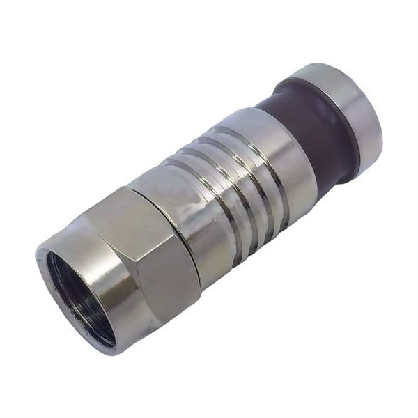 W Box F COMP RG6 PVC 50OHM, 10PK - 0E-FC6TP
