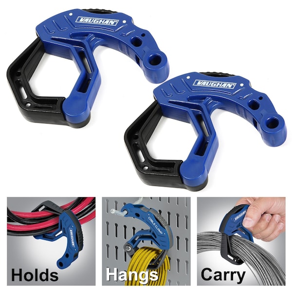Vaughan 2 Piece Cable Clamps for Cord Management - 050052