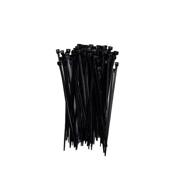South Main Hardware 4-in Black, UV Resistant Fuel Hose Ties - 224104