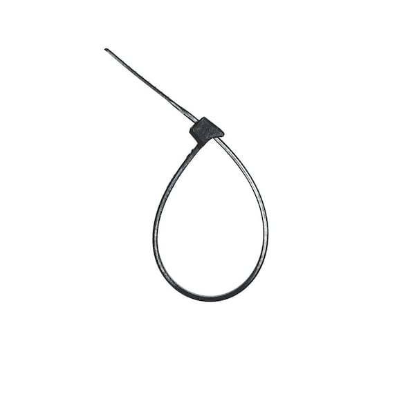 South Main Hardware 4-in Black, UV Resistant Fuel Hose Ties - 224104
