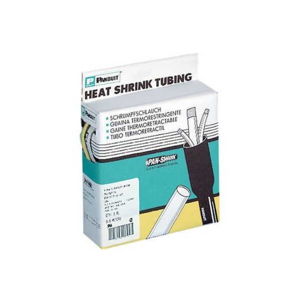 Panduit Thin Wall Heat Shrink Tubing, 0.25", 25ft - HSTT25-Q