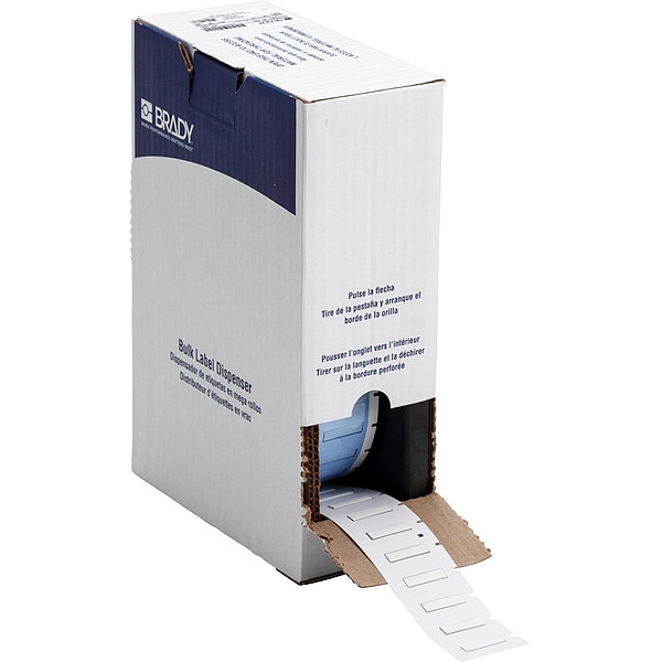 Brady Sleeve, 1 in W, 15/64 in H, Die-cut - BM-125-1-342