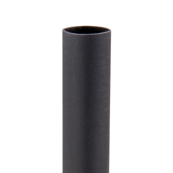3M Shrink Tubing, 0.375in ID, Black, 200ft, PK3 - FP301-3/8-200'-BLACK-SPOOL