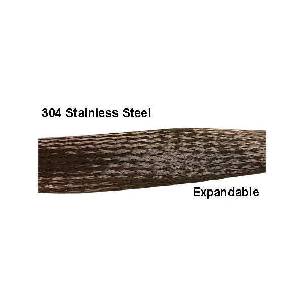 Electriduct Electriduct 304 Stainless Steel Braided Sleeving - BS-ED-SS-100-10