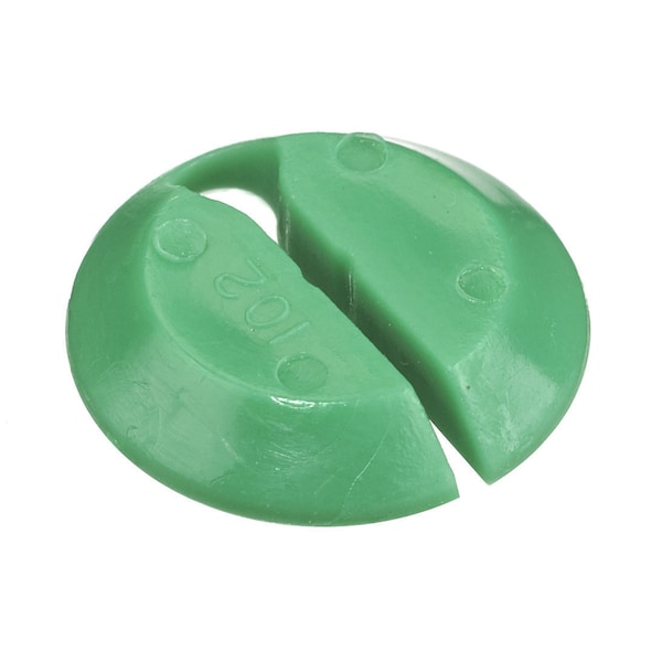 Hubbell Wiring Device-Kellems Kellems Wire Management, Cord Connector Accessories, Replacement Gotcha-Ring, .062-.125", Green. - 31648035GPK100